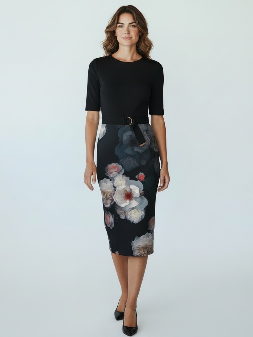 Ted Baker London Maason
Chelsea's Floral Body Con
Dress Sz 1